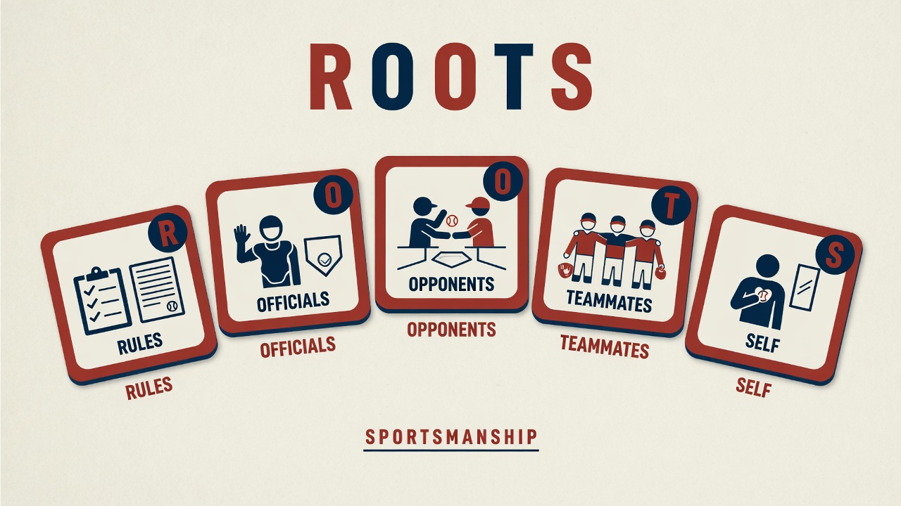 ROOTS coach code: Rules, Officials, Opponents, Teammates, Self